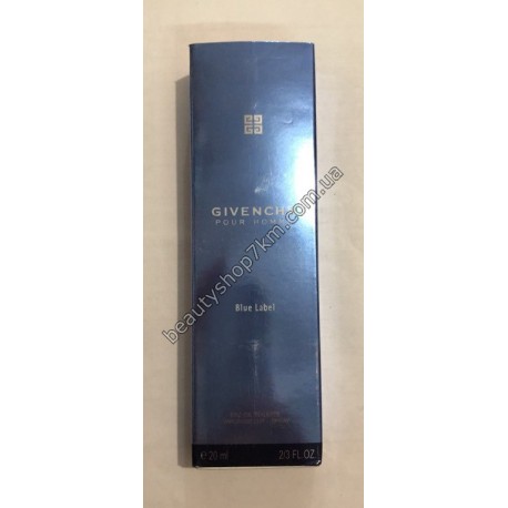 N119 Духи турецькі на розлив Blue Label GIVENCHY POUR HOMME 20 ml