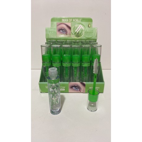 NO8051 гелева туш для вії та брів водостійкий довгий ALOE VERA 99%